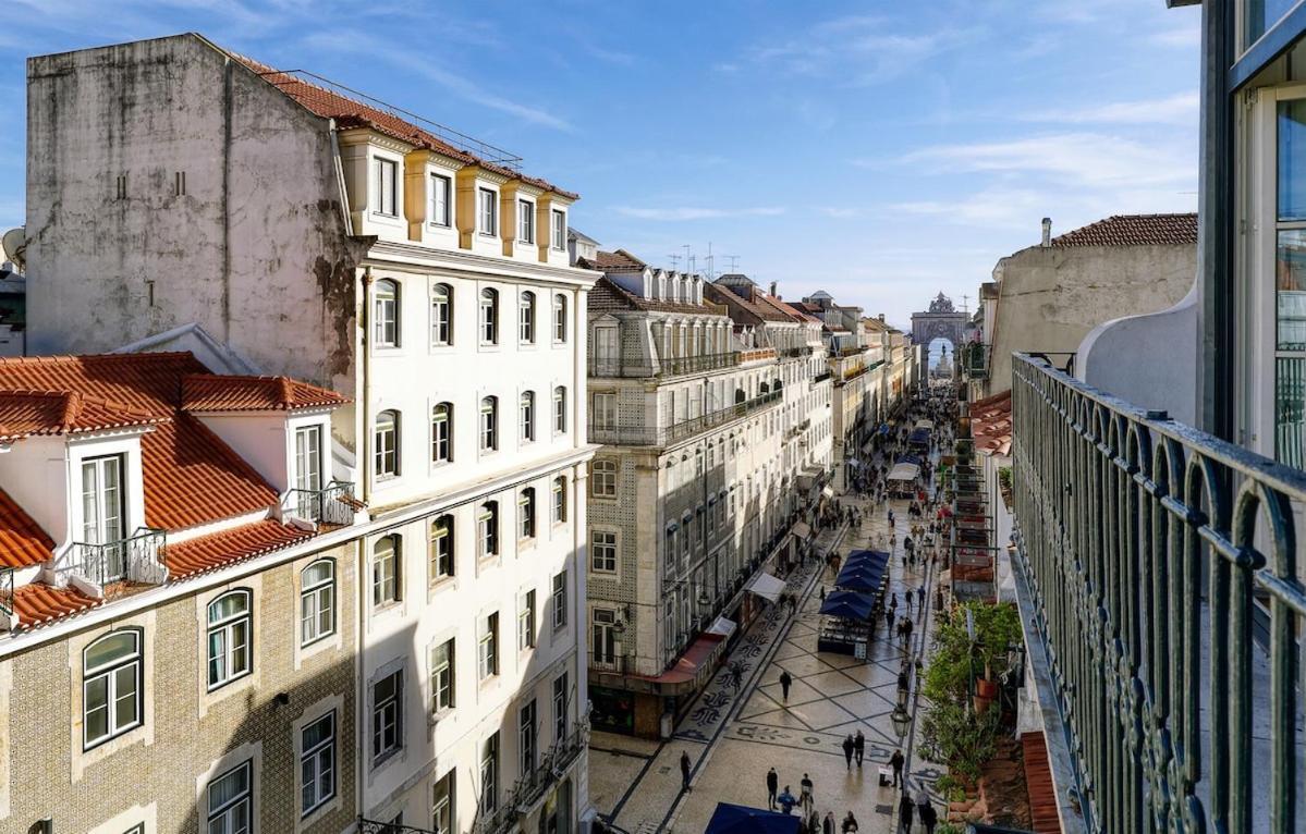 Lisbon Beautiful 2 Bedroom Apartment With Views In Rua Augusta Lisboa Kültér fotó