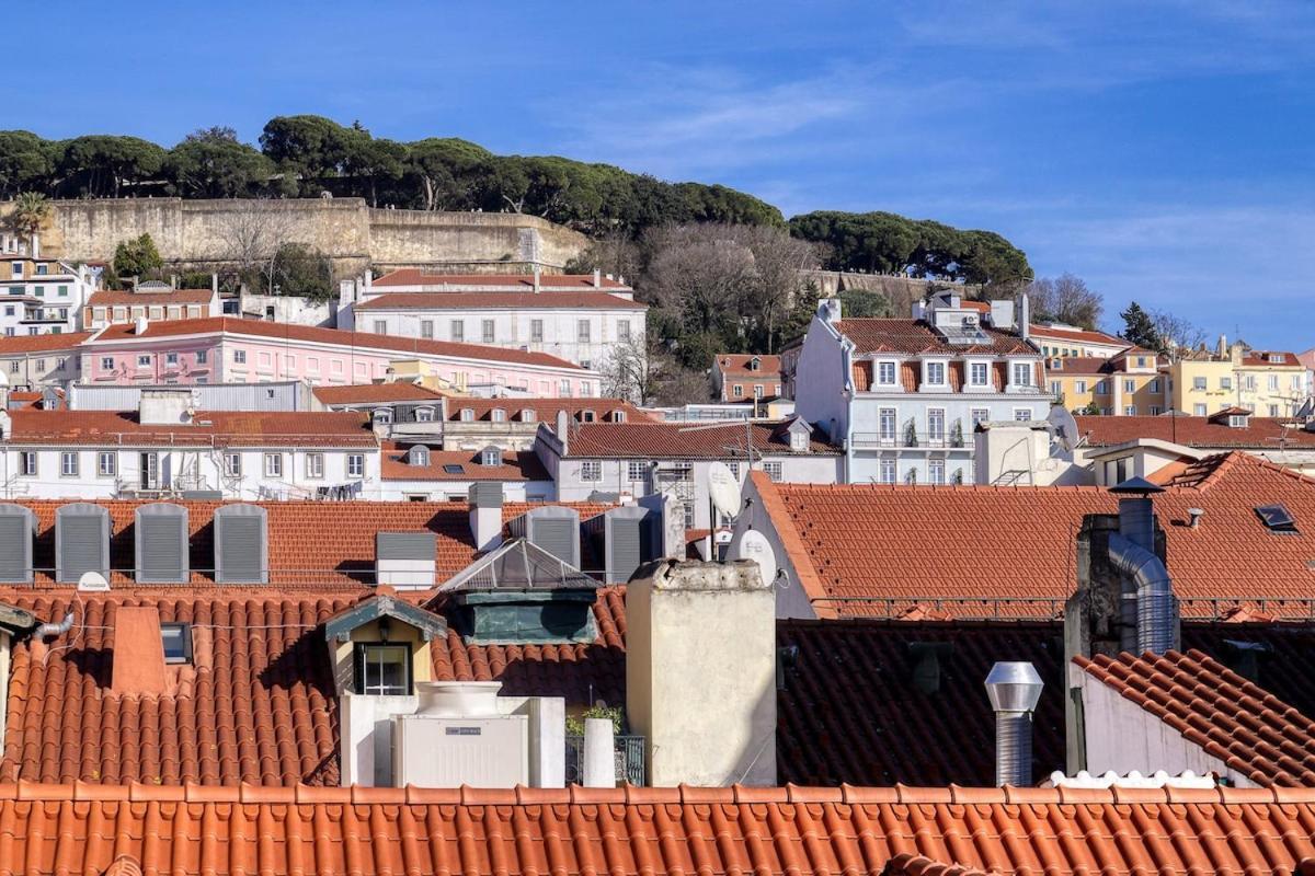 Lisbon Beautiful 2 Bedroom Apartment With Views In Rua Augusta Lisboa Kültér fotó